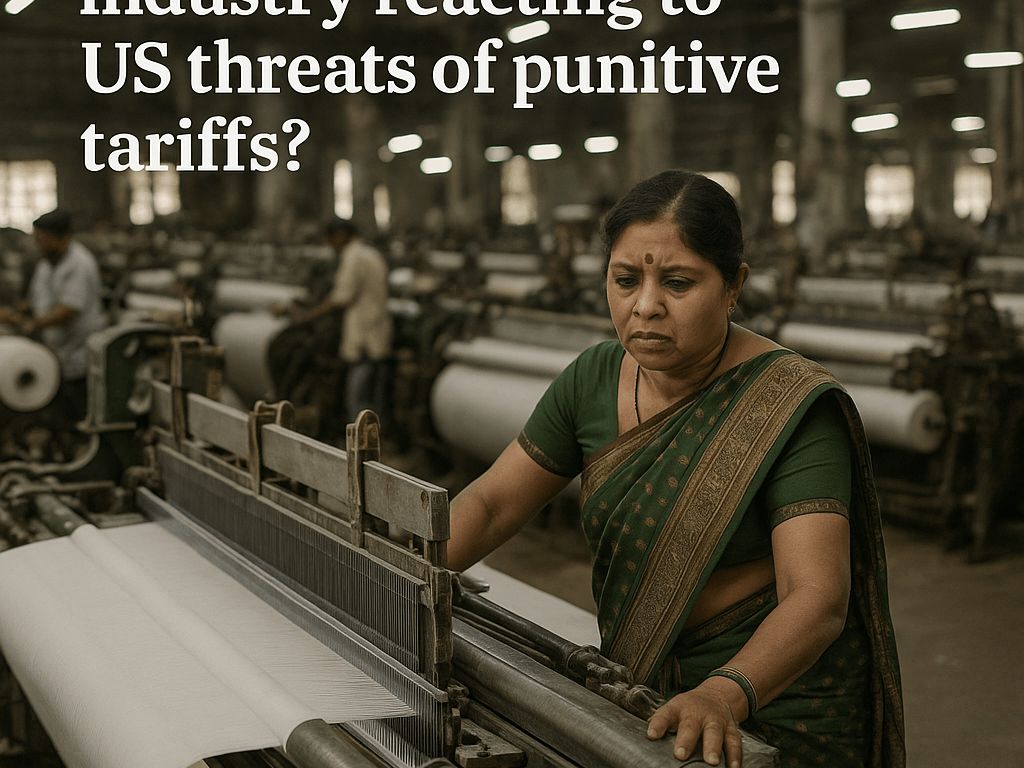 अमेरिकी टैरिफ की धमकी और भारत का टेक्सटाइल उद्योग: चिंता या चुनौती?