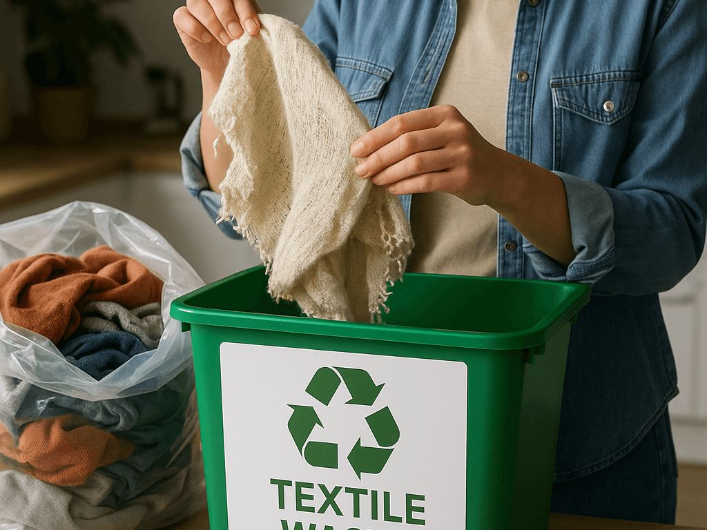 कपड़ा कचरे को कैसे रीसायकल करें