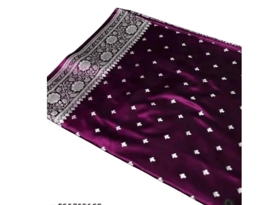 पाटन बनारसी पूरी साटन साड़ी