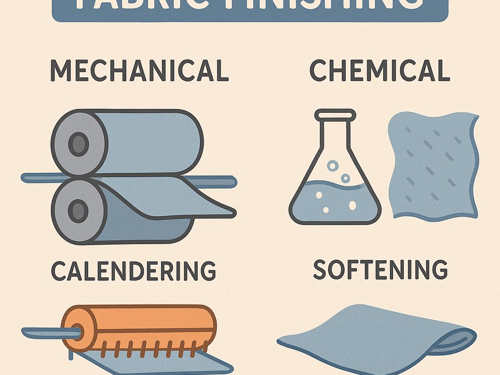 कपड़ों को खास बनाती है फैब्रिक फिनिशिंग: कैलेंडरिंग, ब्रशिंग और सॉफ्टनिंग की पूरी जानकारी