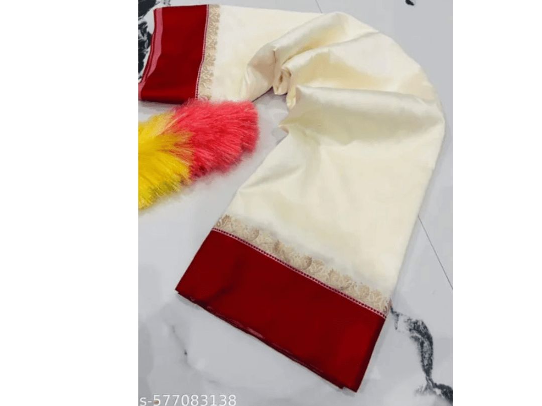 Kajivaram plain silk sari