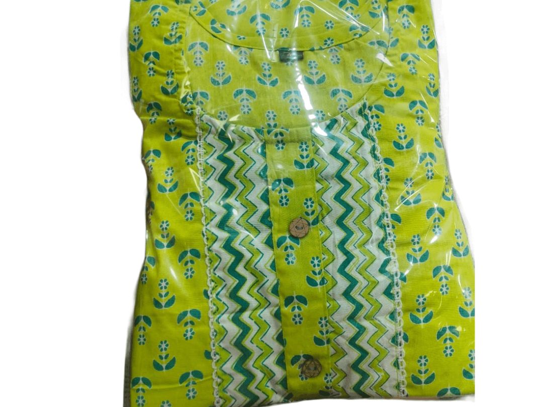 लाइम ग्रीन और टील के साथ दुपट्टा