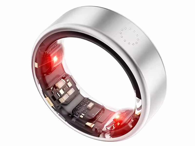 AI Titanium Smart Ring Fitness Tracker