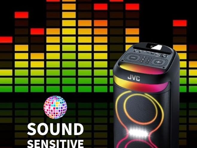 JVC Portable Bluetooth Party Speaker XS-N4213PB (Refurbished)