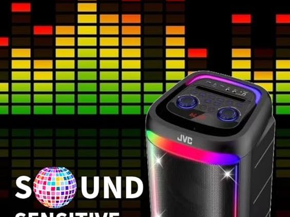 JVC Portable Bluetooth Party Speaker XS-N5233PB (Refurbished)